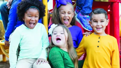 Children on a playground