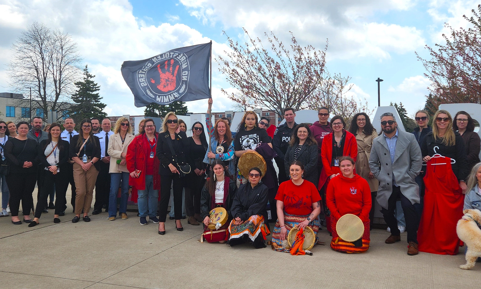 MMIWG2S Flag Lowering